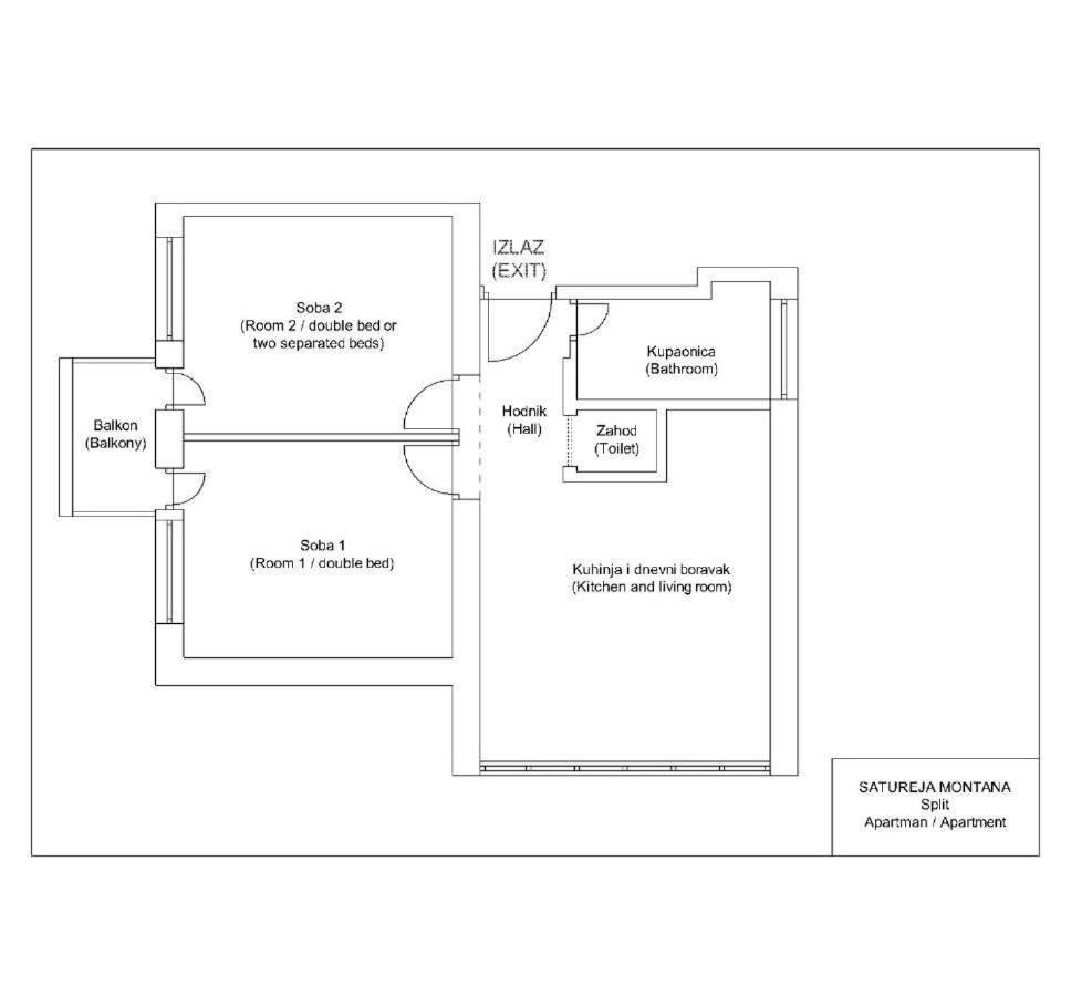Apartment Satureja Montana Σπλιτ Εξωτερικό φωτογραφία